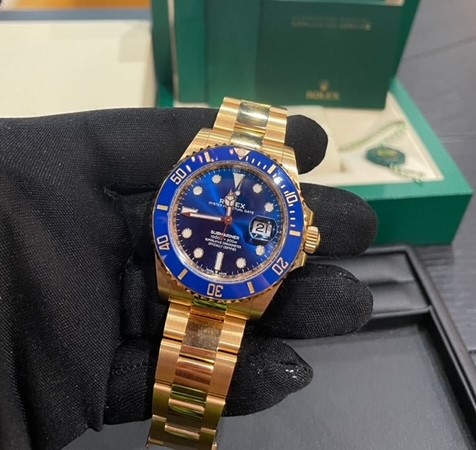 ROLEX買取強化キャンペーン締め切り迫る！赤坂買取migliore（ミリオレ）ROELXサブマリーナ　Ref.116618GLB　インデックスダイヤ買取　